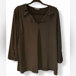 Karl Lagerfeld Chic Black Blouse